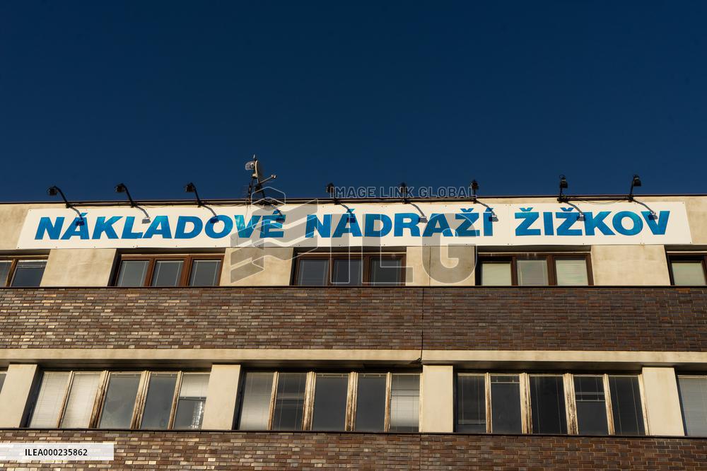 Freight railway station Zizkov, Prague