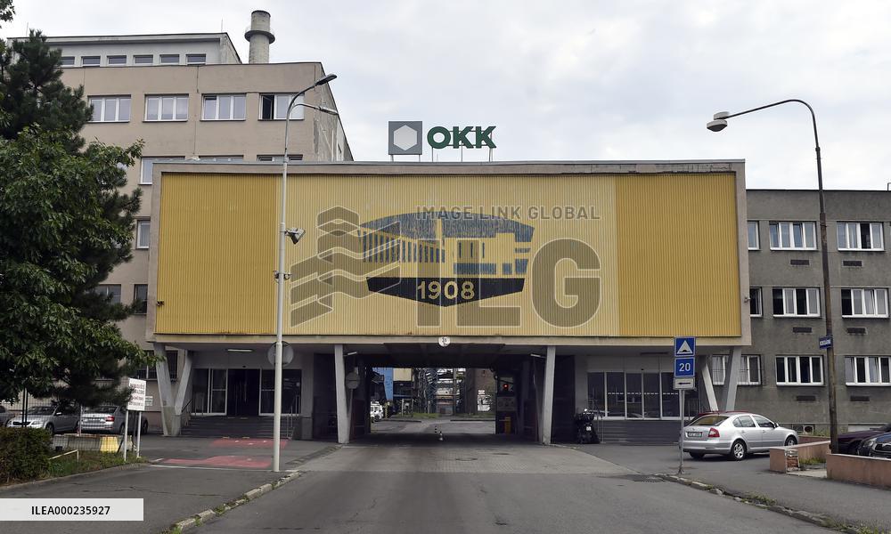 OKK Koksovny, coking company, production area, main gate