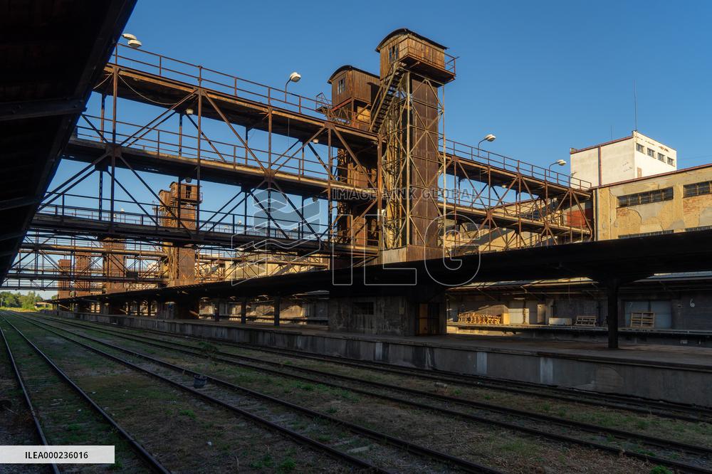 Freight railway station Zizkov, Prague