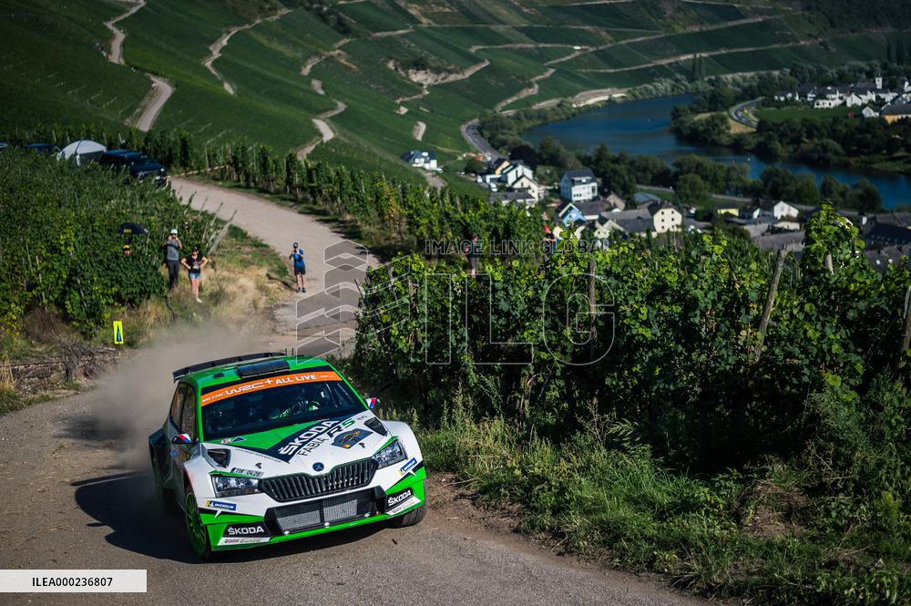 Kopecky Jan, Dresler Pavel, SKODA Fabia R5 evo, WRC, ADAC Rallye Deutschland 2019, Rally of Germany