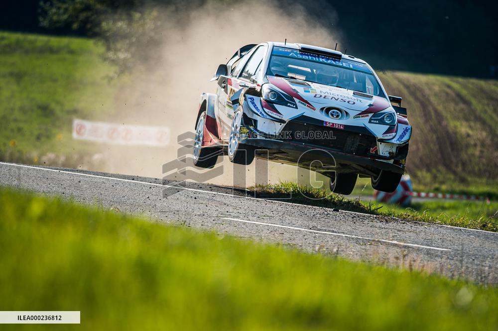 Meeke Kris, Marshall Sebastian, Toyota Yaris WRC, WRC, ADAC Rallye Deutschland 2019, Rally of Germany