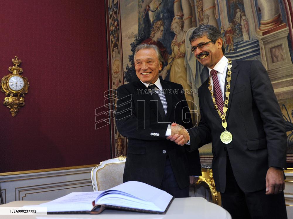 KAREL GOTT, MILAN FTACNIK, gratulation