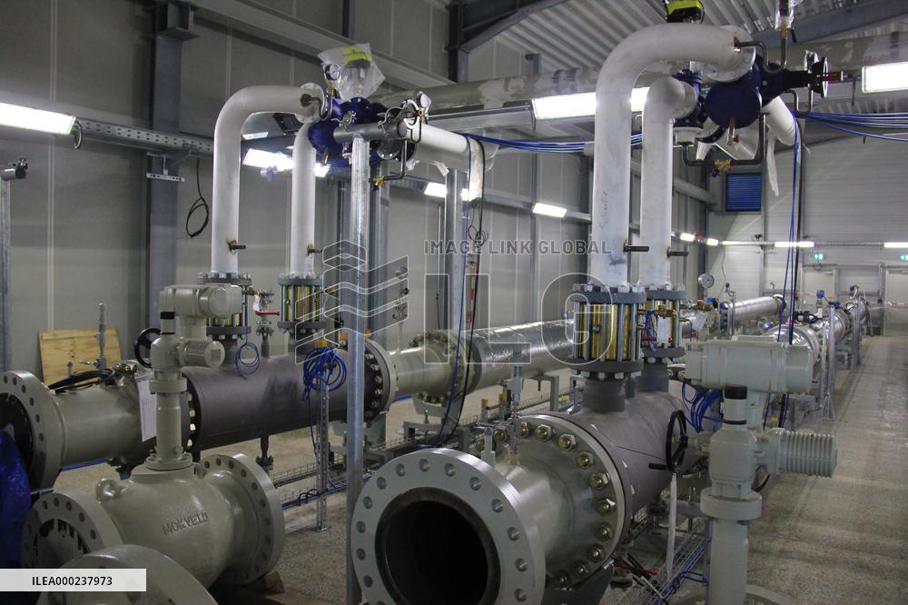 The Eugal pipeline building site