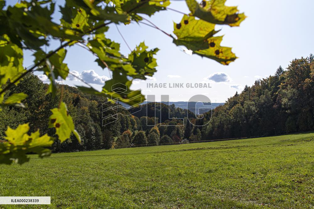 a territory for planned Hradecek Resort project near Havel's countryside house in Hradecek