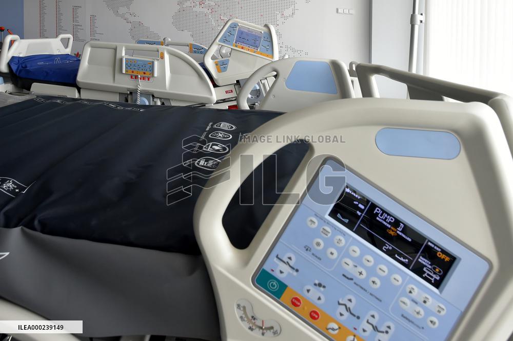 Linet Group, hospital beds, antidecubitus mattresses, furniture, solutions for hospitals
