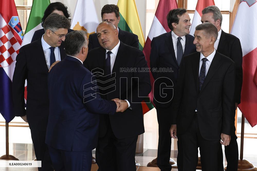 ANDREJ PLENKOVIC, VIKTOR ORBAN, BOJKO BORISOV, ANDREJ BABIS
