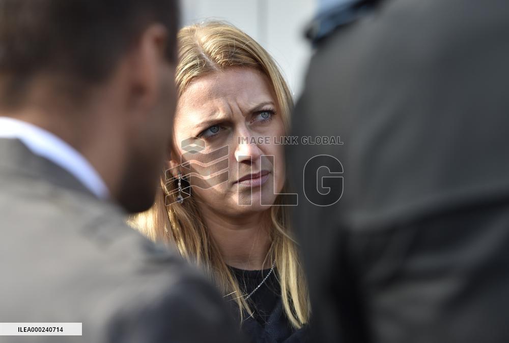 Petra Kvitova, funeral of former Czech tennis player Jana Novotna