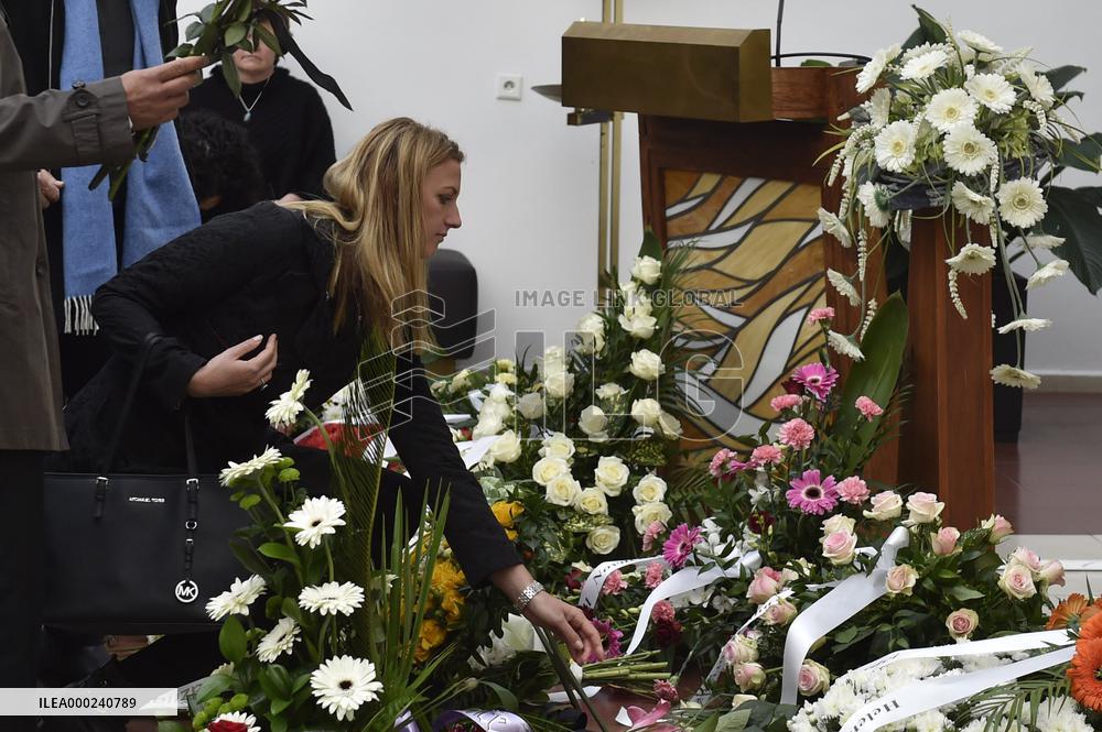 Petra Kvitova, funeral of former Czech tennis player Jana Novotna