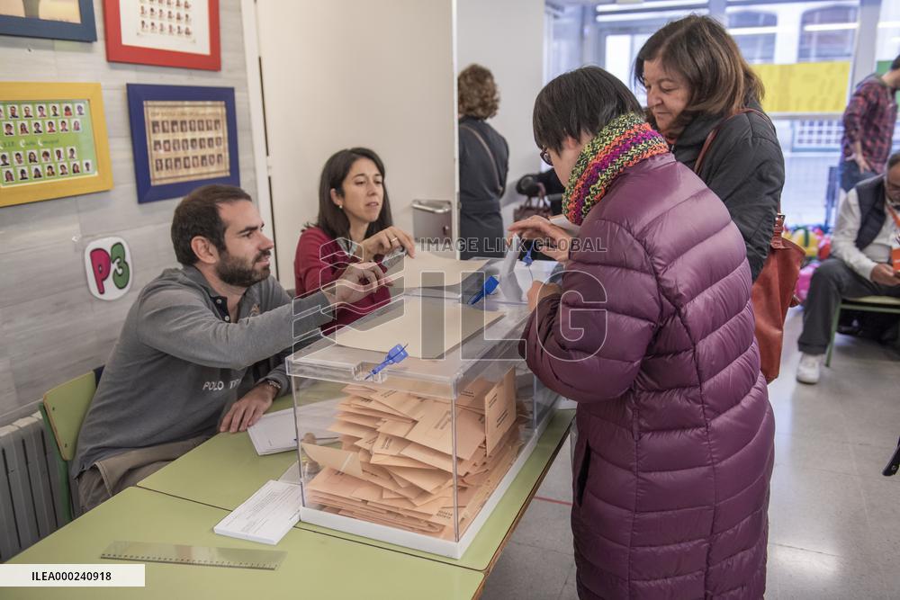 November 2019, Spanish general election