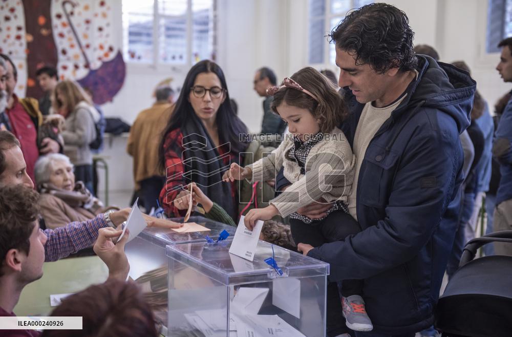 November 2019, Spanish general election
