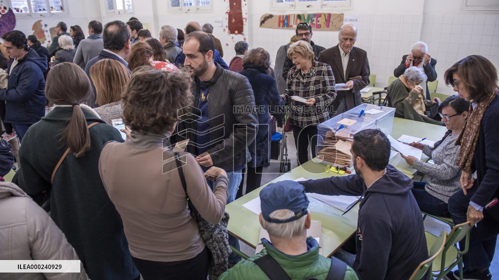 November 2019, Spanish general election