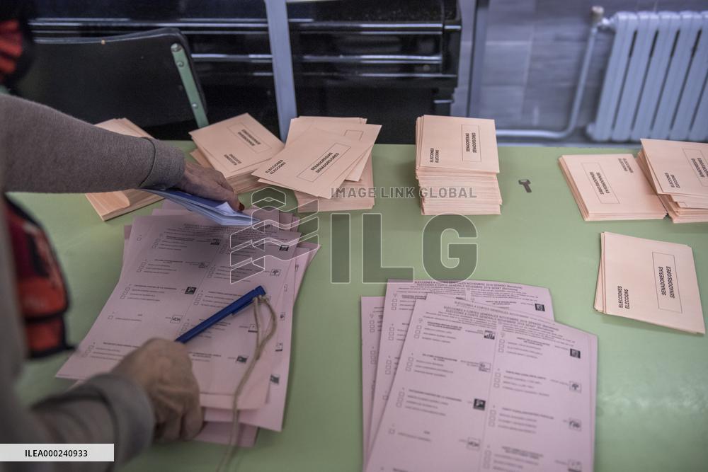 November 2019, Spanish general election