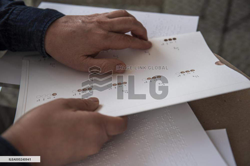 Elecciones a Cortes Generales, Congreso,Senado, Election instructions for blind people in Braille, November 2019, Spanish general election,