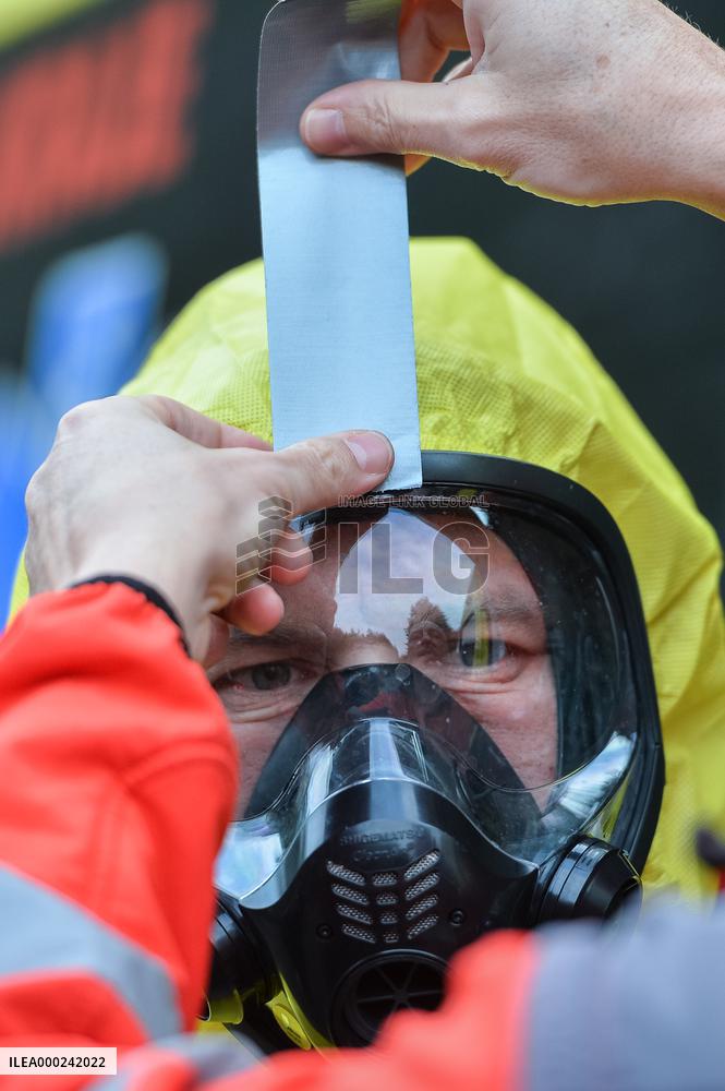 explosion in waste management firm
