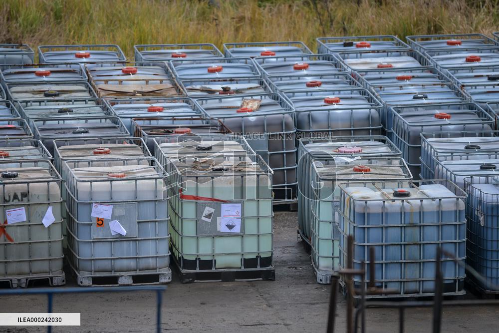 explosion in waste management firm