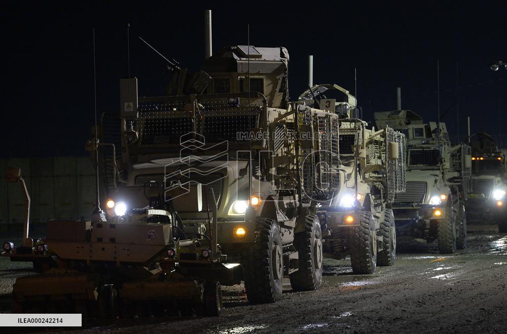 Bagram allied base, Mine-Resistant Ambush Protected (MRAP), military light tactical vehicle