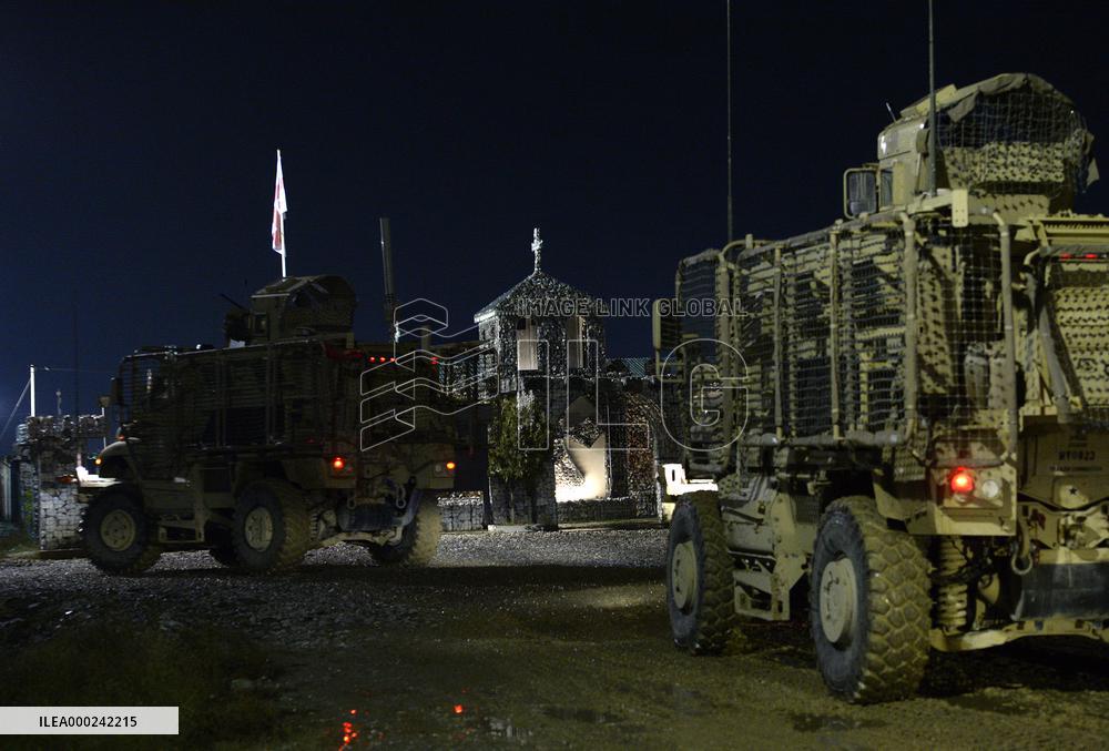 Bagram allied base, Mine-Resistant Ambush Protected (MRAP), military light tactical vehicle