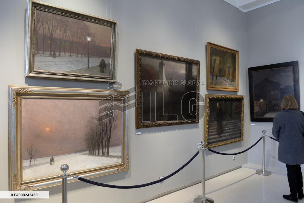 exhibition of paintings by Jakub Schikaneder