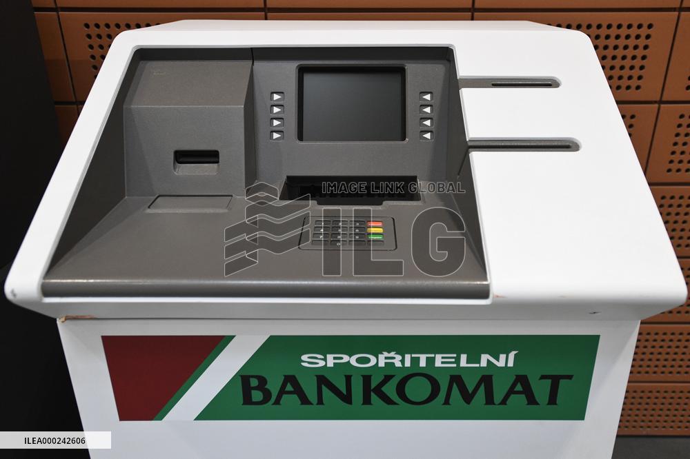 the very first ATM installed in the former Czechoslovakia