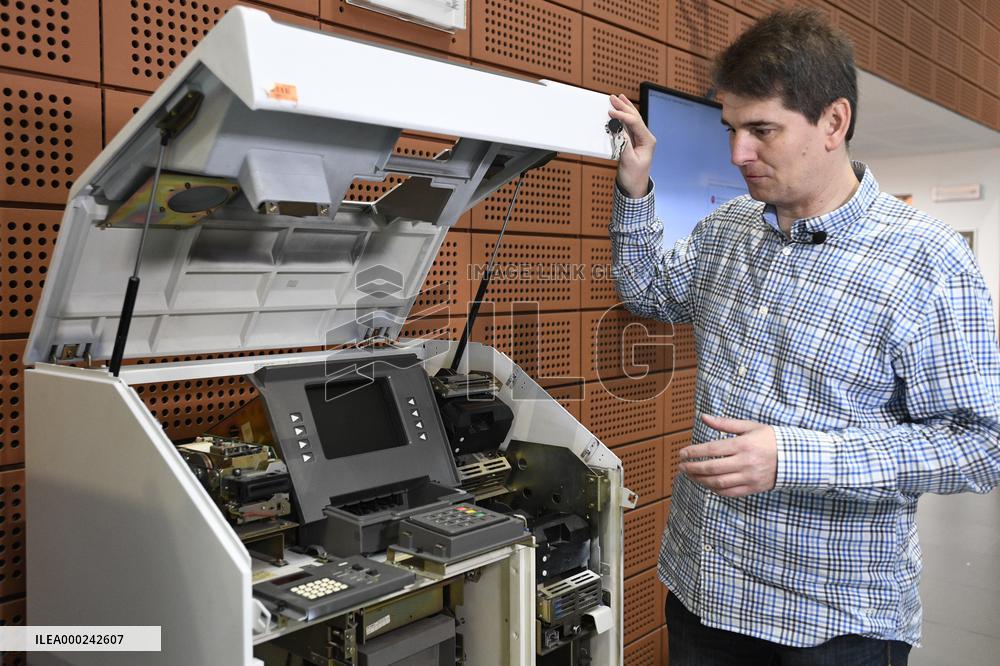 the very first ATM installed in the former Czechoslovakia