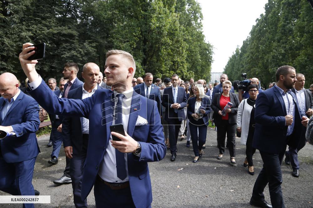 A walk with Mateusz Morawiecki Polish Prime Minister