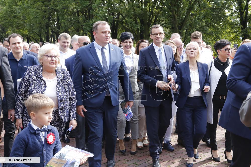A walk with Mateusz Morawiecki Polish Prime Minister