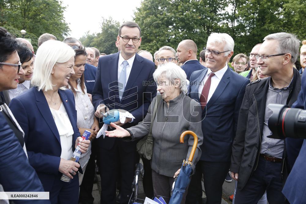 A walk with Mateusz Morawiecki Polish Prime Minister