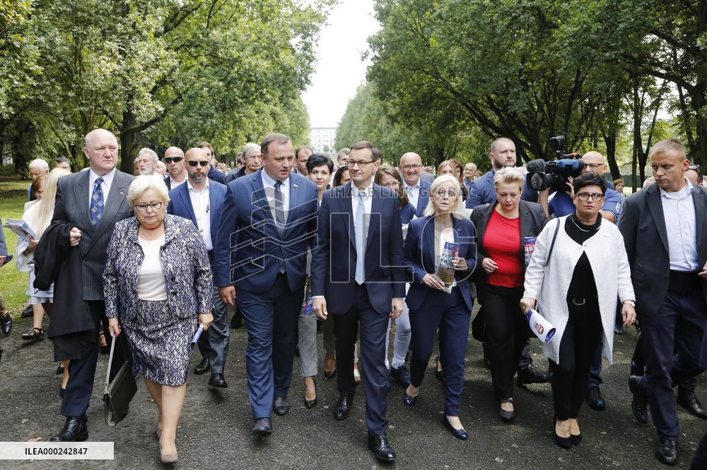 A walk with Mateusz Morawiecki Polish Prime Minister