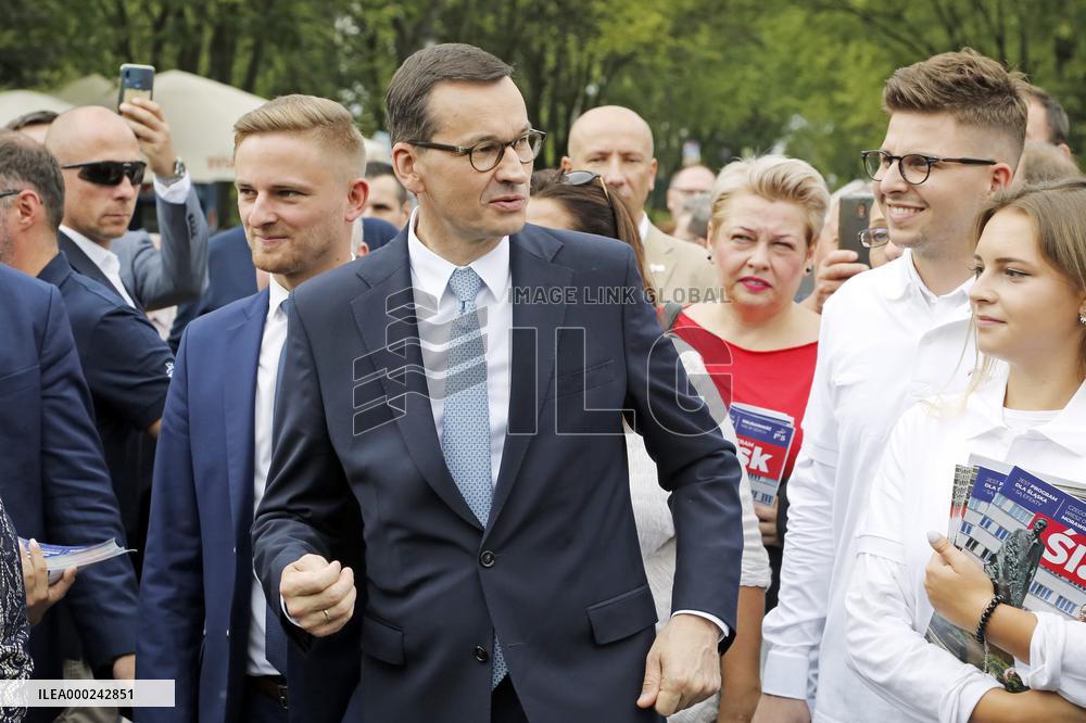 A walk with Mateusz Morawiecki Polish Prime Minister