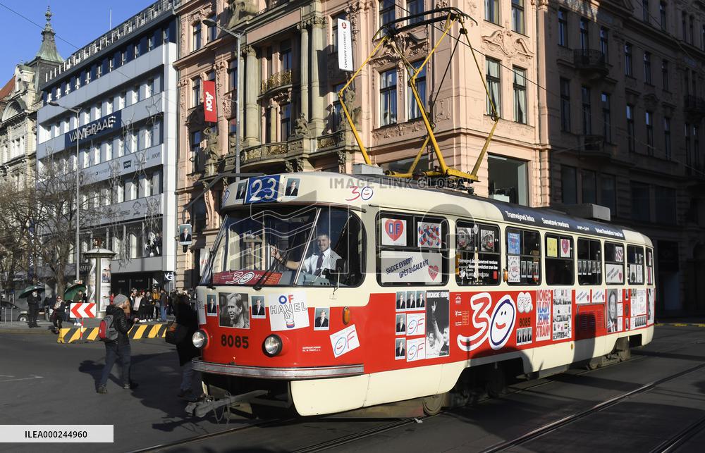 The renewed T3 Civic Forum tram nr. 23