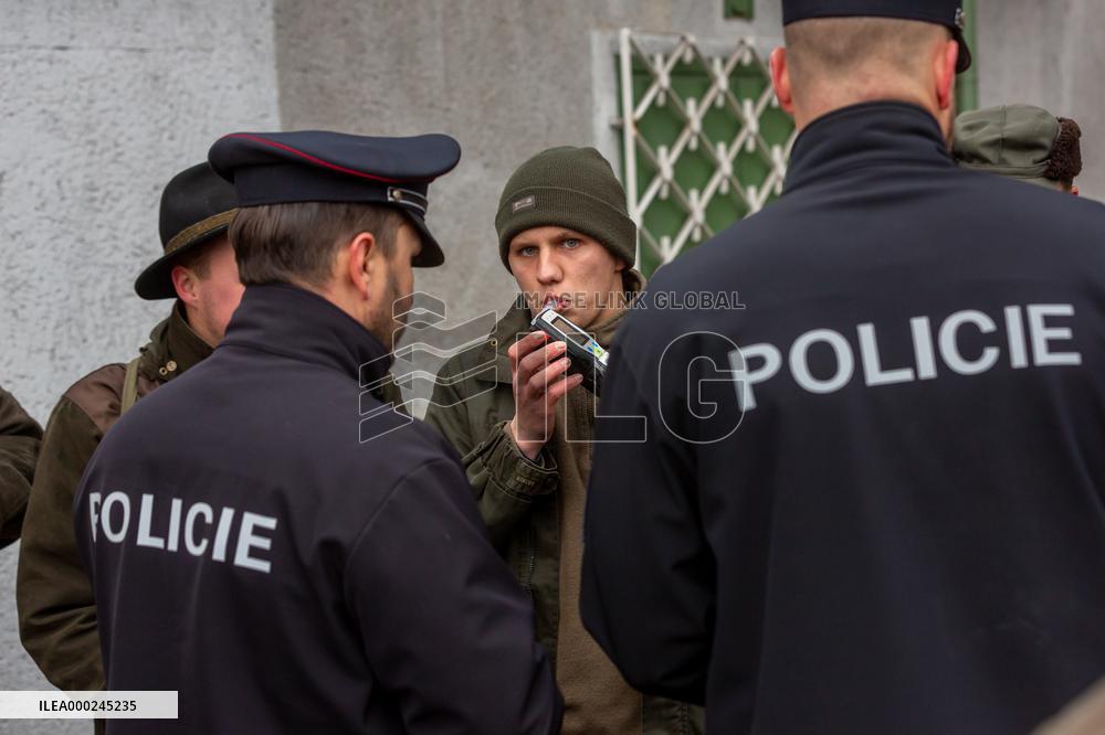 Hunter, alcohol test