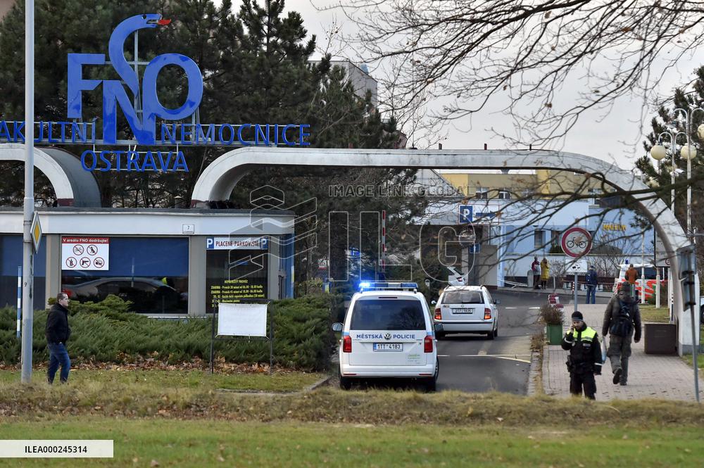 Shooting in the Ostrava hospital