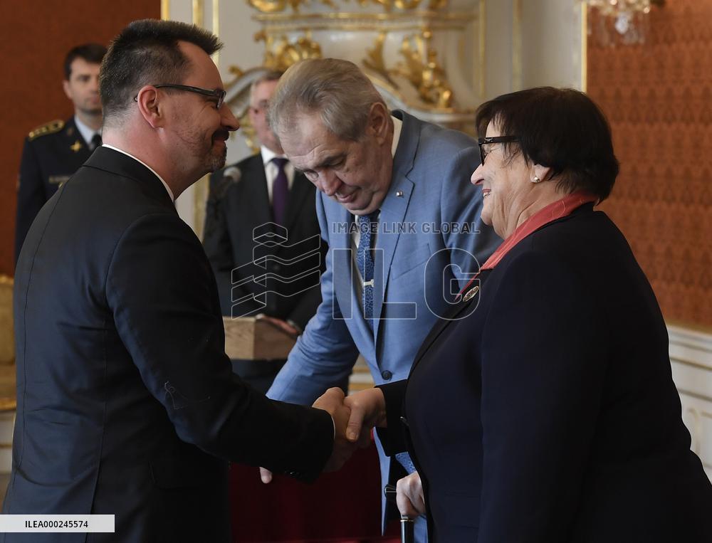 Lubos Dorfl, Milos Zeman, Marie Benesova