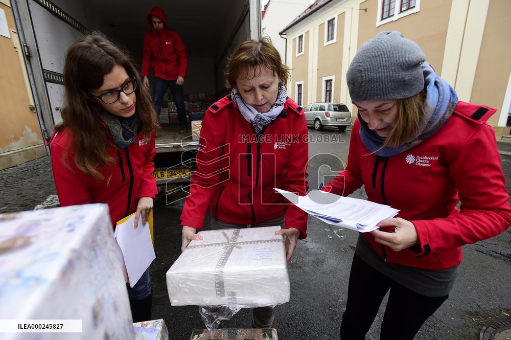 Christmas packages for children from Ukraine
