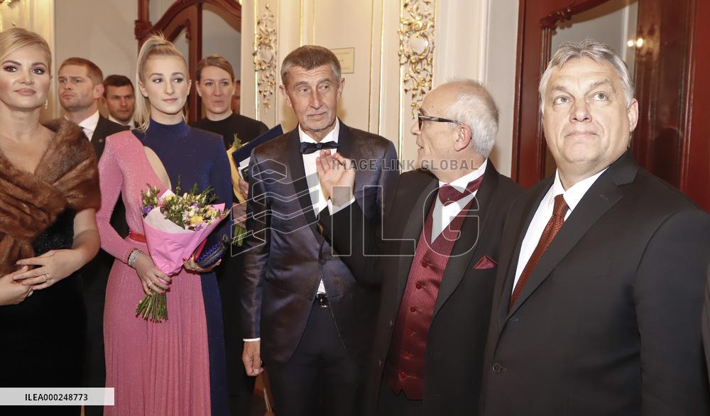 JAN BURIAN, VIKTOR ORBAN, ANDREJ BABIS, MONIKA BABISOVA, Prague's State Opera historical building