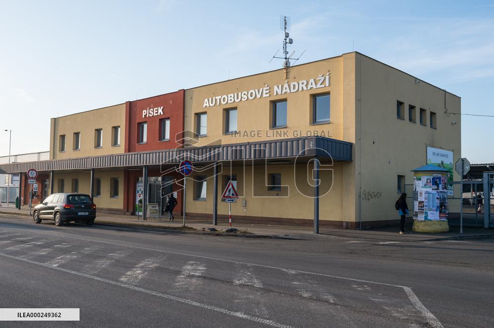 Pisek bus station, energy self-sufficient building