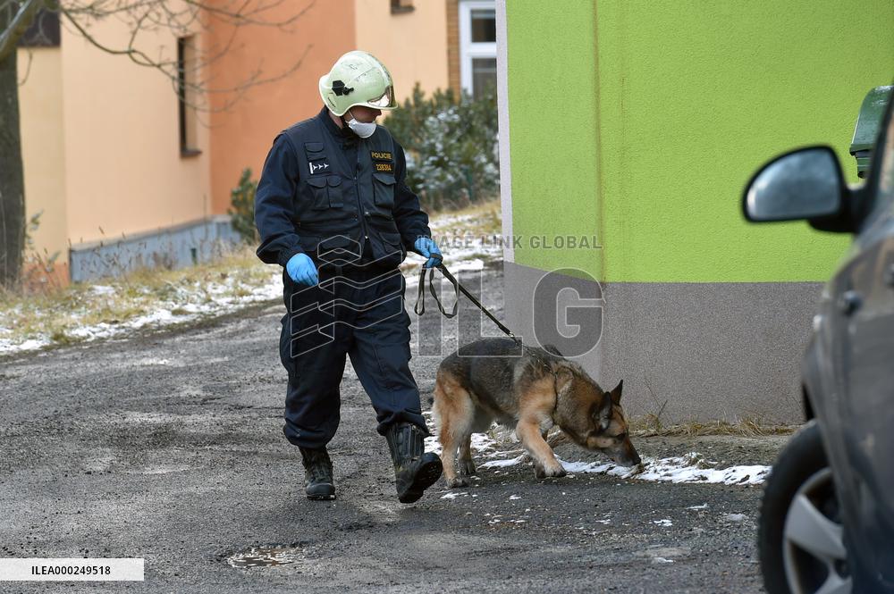 Eight mentally impaired killed in fire, police investigator with a dog