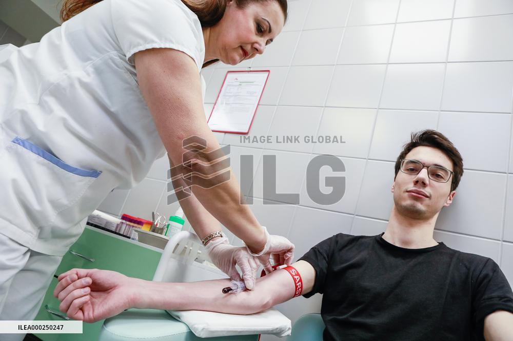 blood donor, Hospital of St. Anna in Brno