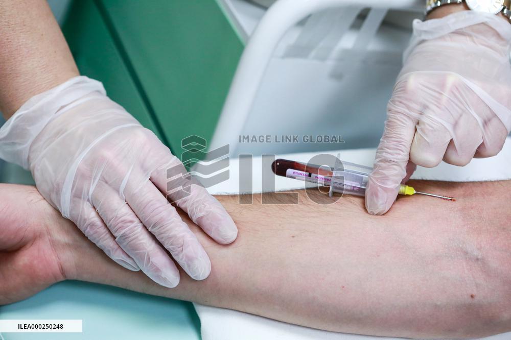 blood donor, sample, Hospital of St. Anna in Brno