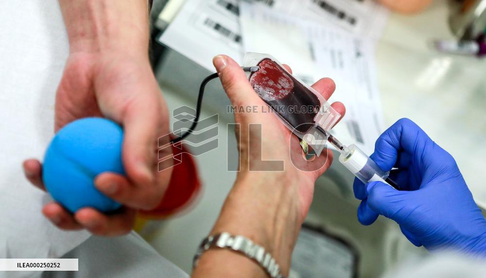 blood donor, sample, Hospital of St. Anna in Brno