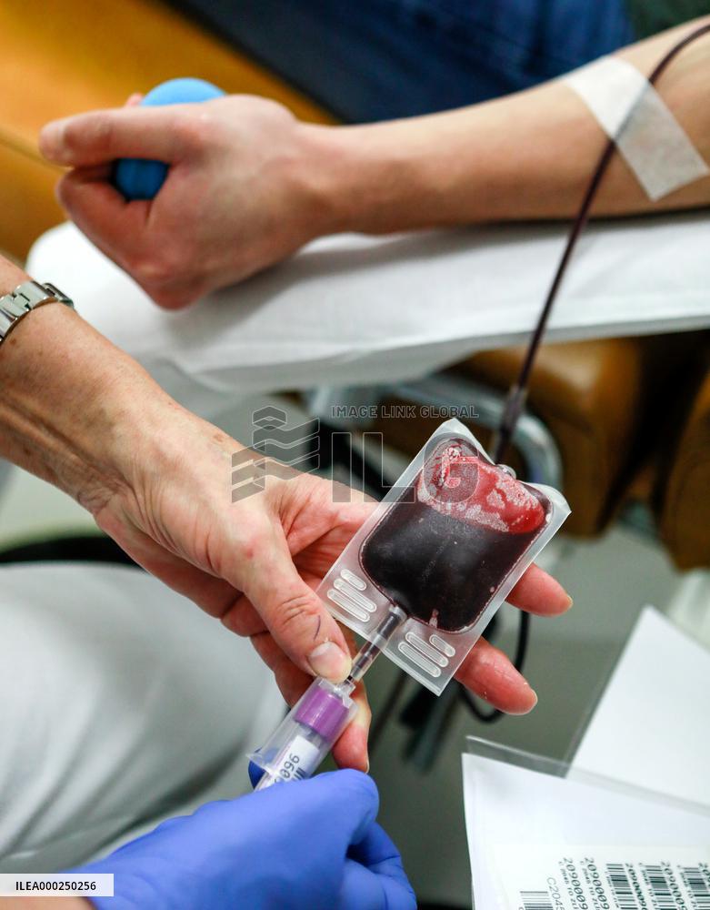 blood donor, sample, Hospital of St. Anna in Brno