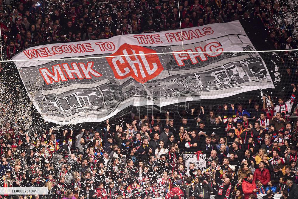 Fans of Hradec Kralove, hockey