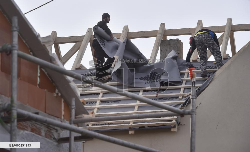 storm Ciara (Sabine), damage, repairs