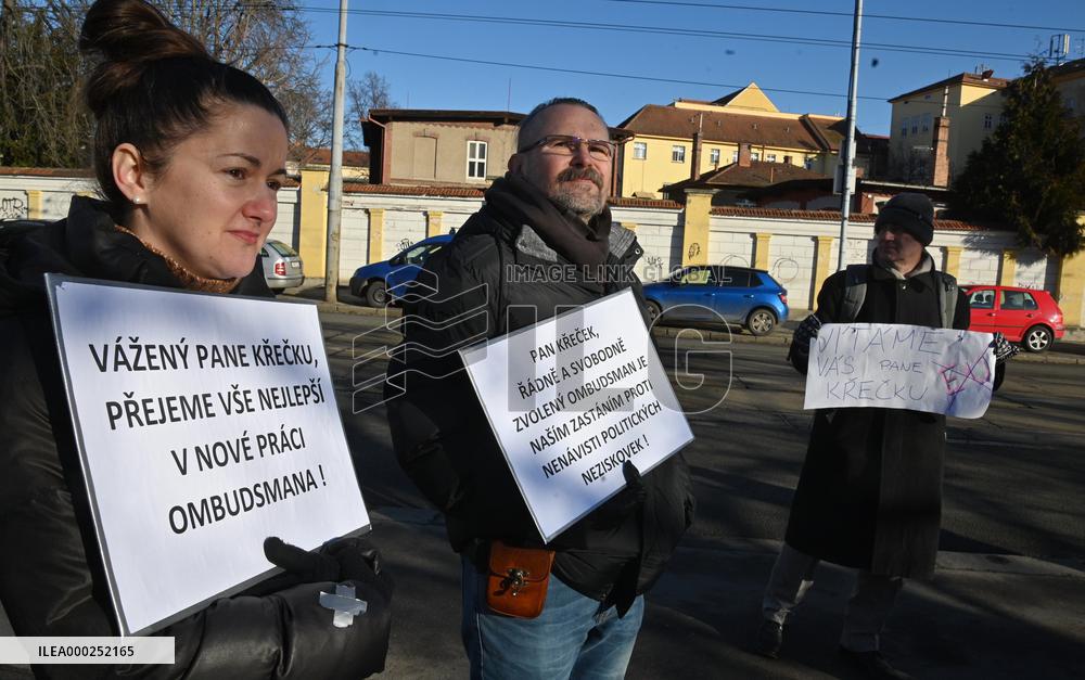 Supporters, people, Czech Ombudsman Krecek