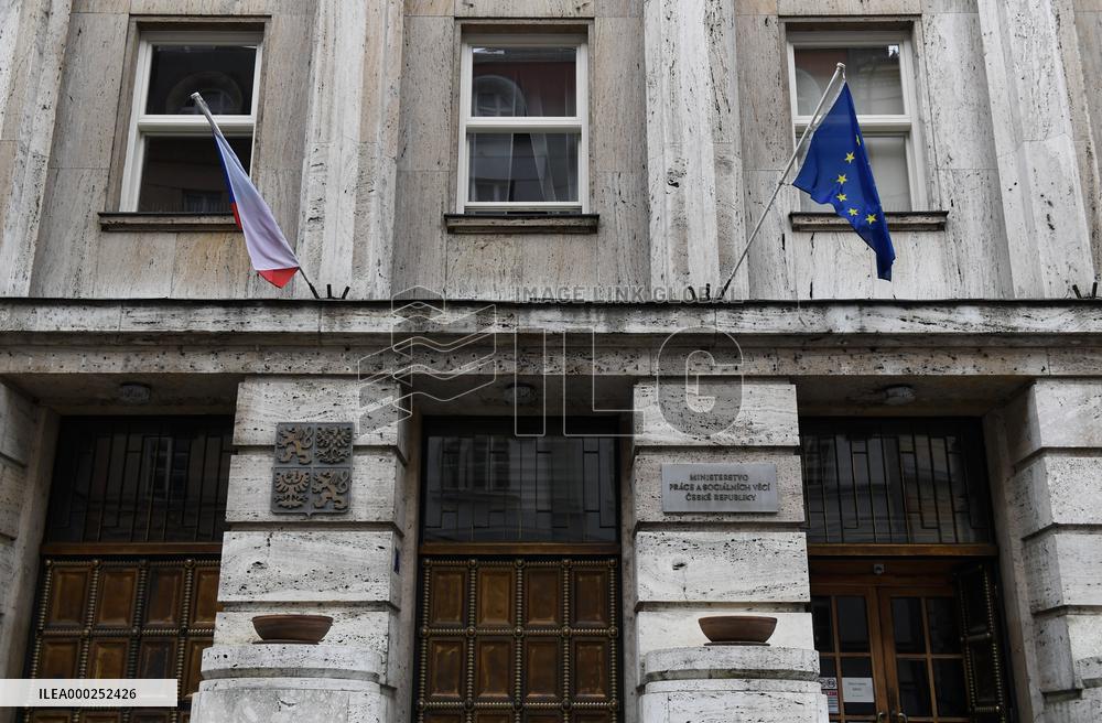 the police raid at the Czech Labour and Social Affairs Ministry