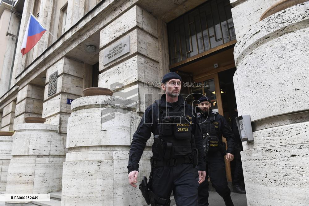the police raid at the Czech Labour and Social Affairs Ministry