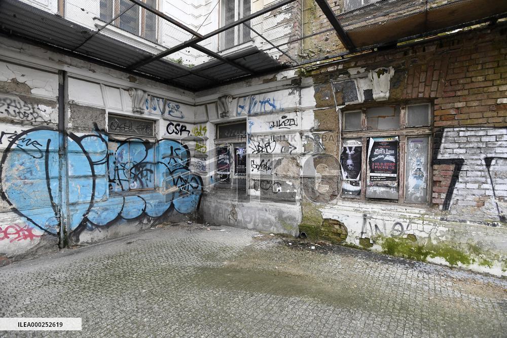 abandoned Praha-Vysehrad Railway Station