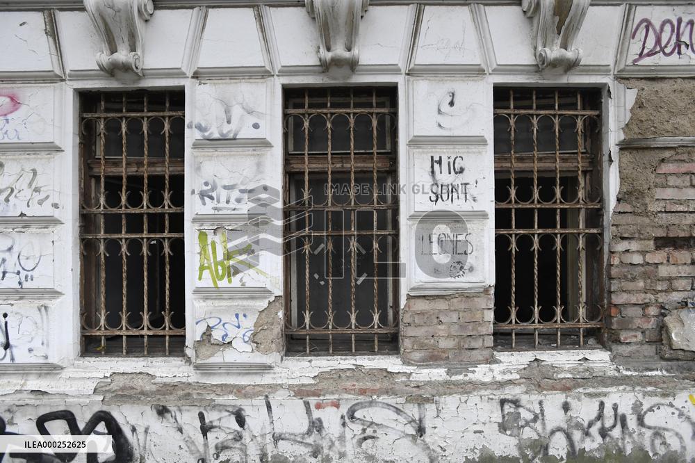 abandoned Praha-Vysehrad Railway Station