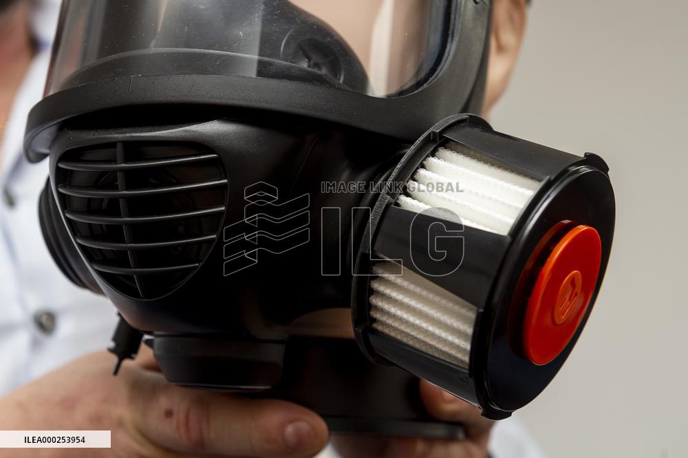 Half mask Respira Compact, Filter Respira Perfection P3, Company Nanologix