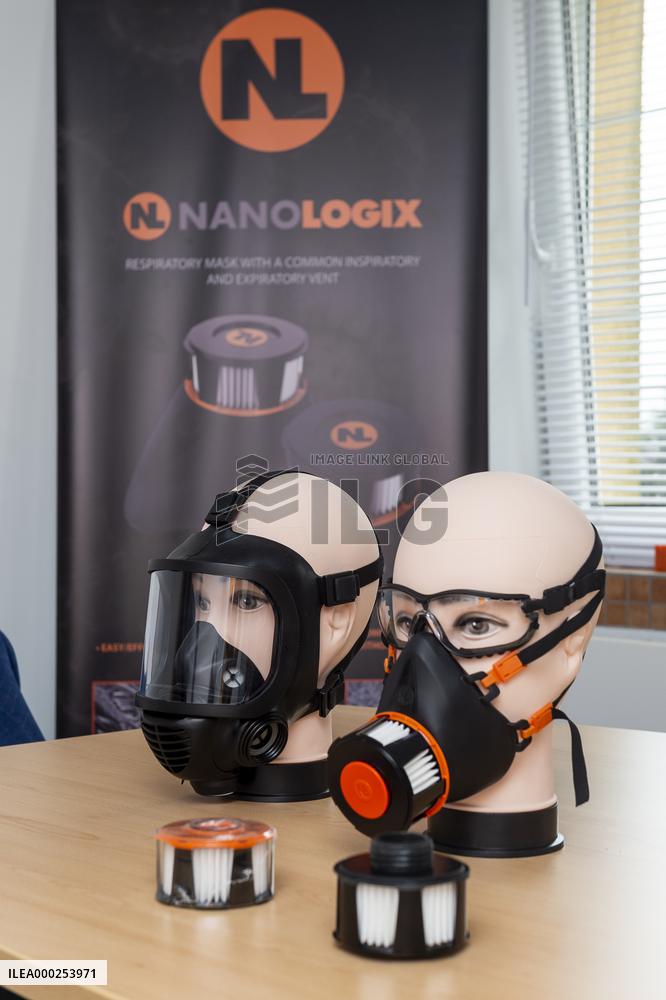 Half mask Respira Compact, Filter Respira Perfection P3, Company Nanologix